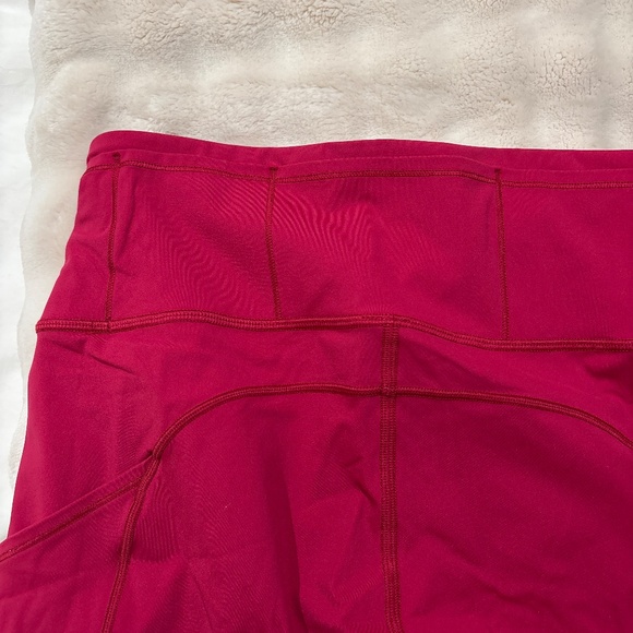 Red/Maroon Fast & Free Leggings - Picture 5 of 5